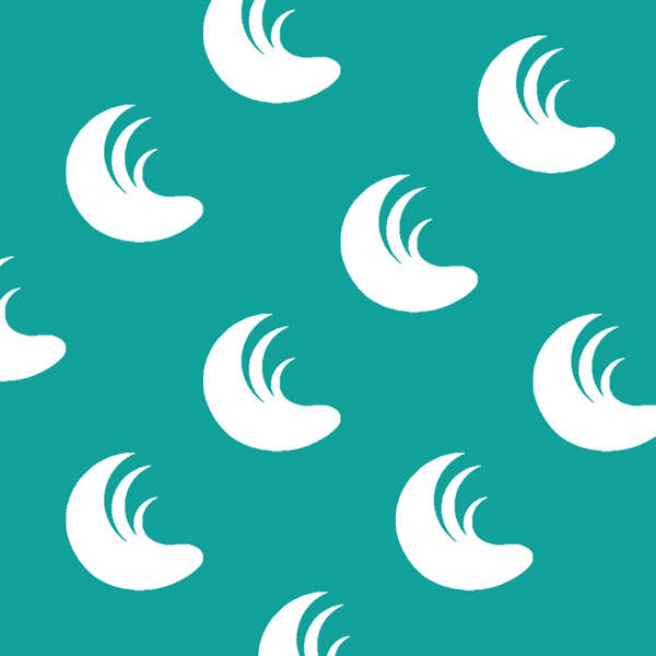 repeating pattern of surf clean energy logo