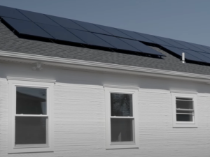 surf clean energy solar panels on a 3d printed house